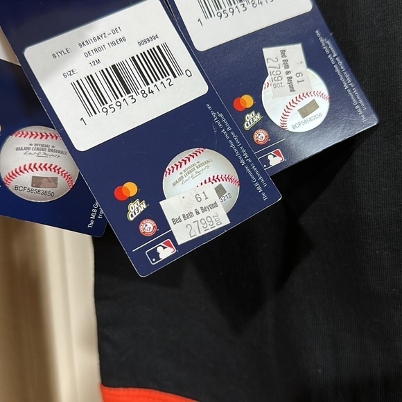 Mlb San Francisco Giants Infant Power Hitter Romper Black 12 mo.s Licensed NWT - Picture 7 of 7